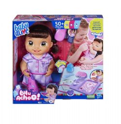 BABY ALIVE - POUPÉE LULU ACHOO CHEVEUX BRUNS 12